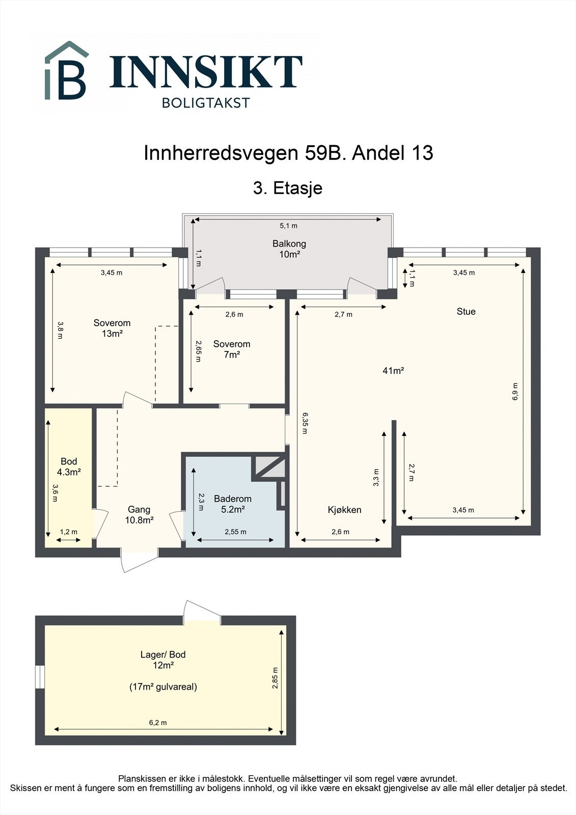 Planskisse Galleribilde