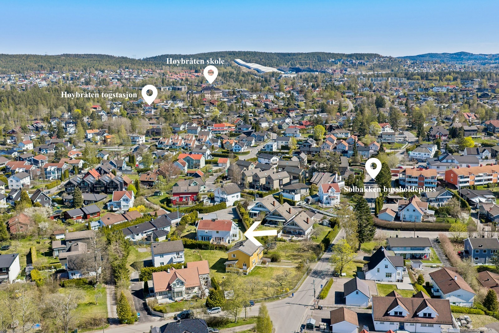 Området består hovedsakelig av småhusbebyggelse og oppleves som trygt, grønt og oversiktlig. Galleribilde