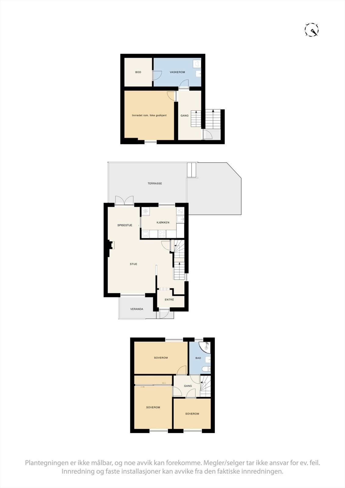 Plantegninger av Sagengvegen 21A Galleribilde