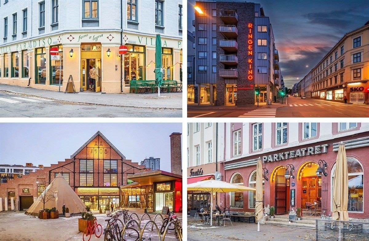 Populære steder som Villa Paradiso, Parkteateret, Mathallen på Vulkan og Ringen Kino på Ringnes Park ligger alle i kort gangavstand fra leiligheten. Galleribilde