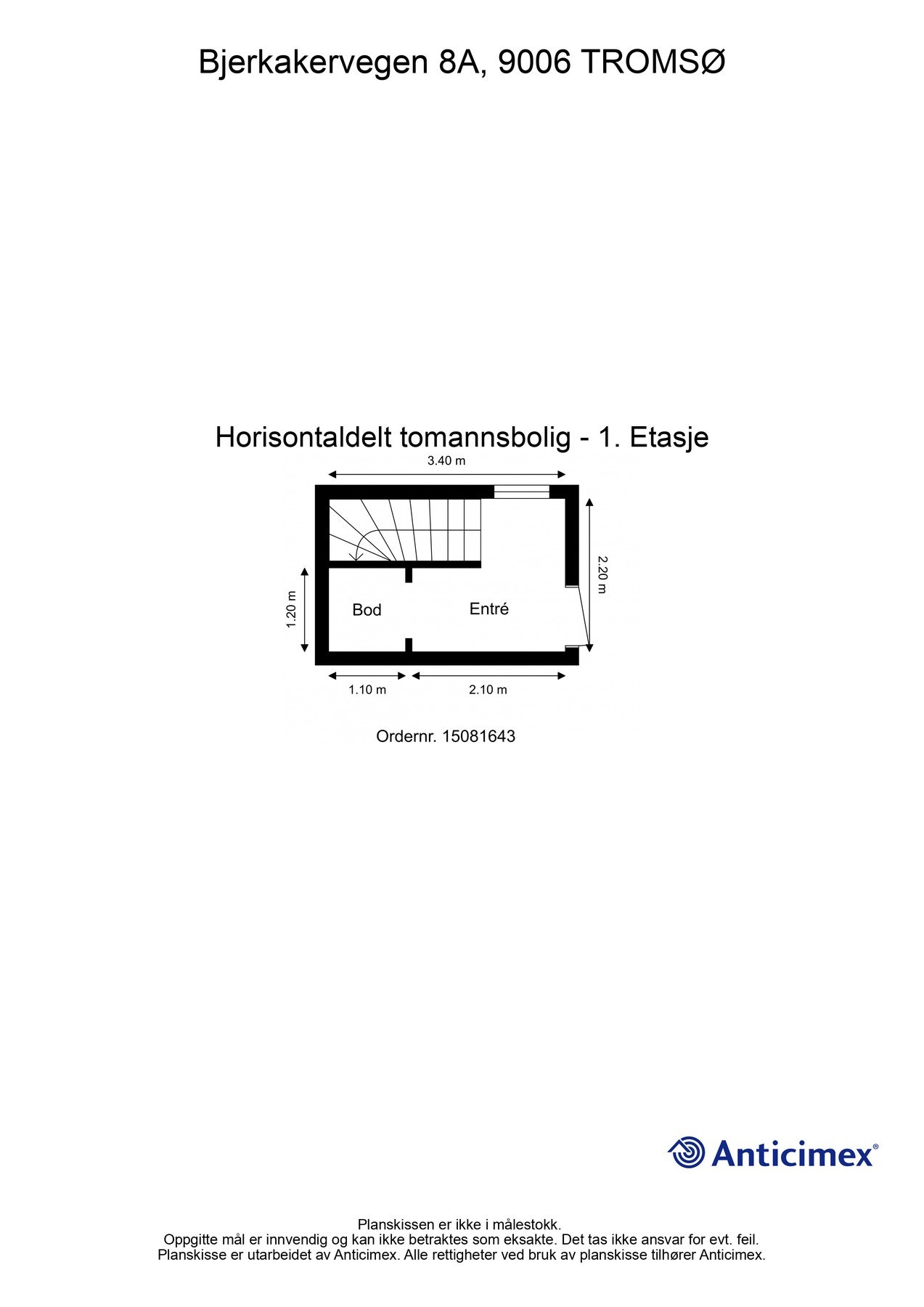 Plantegning 1.etasje Galleribilde