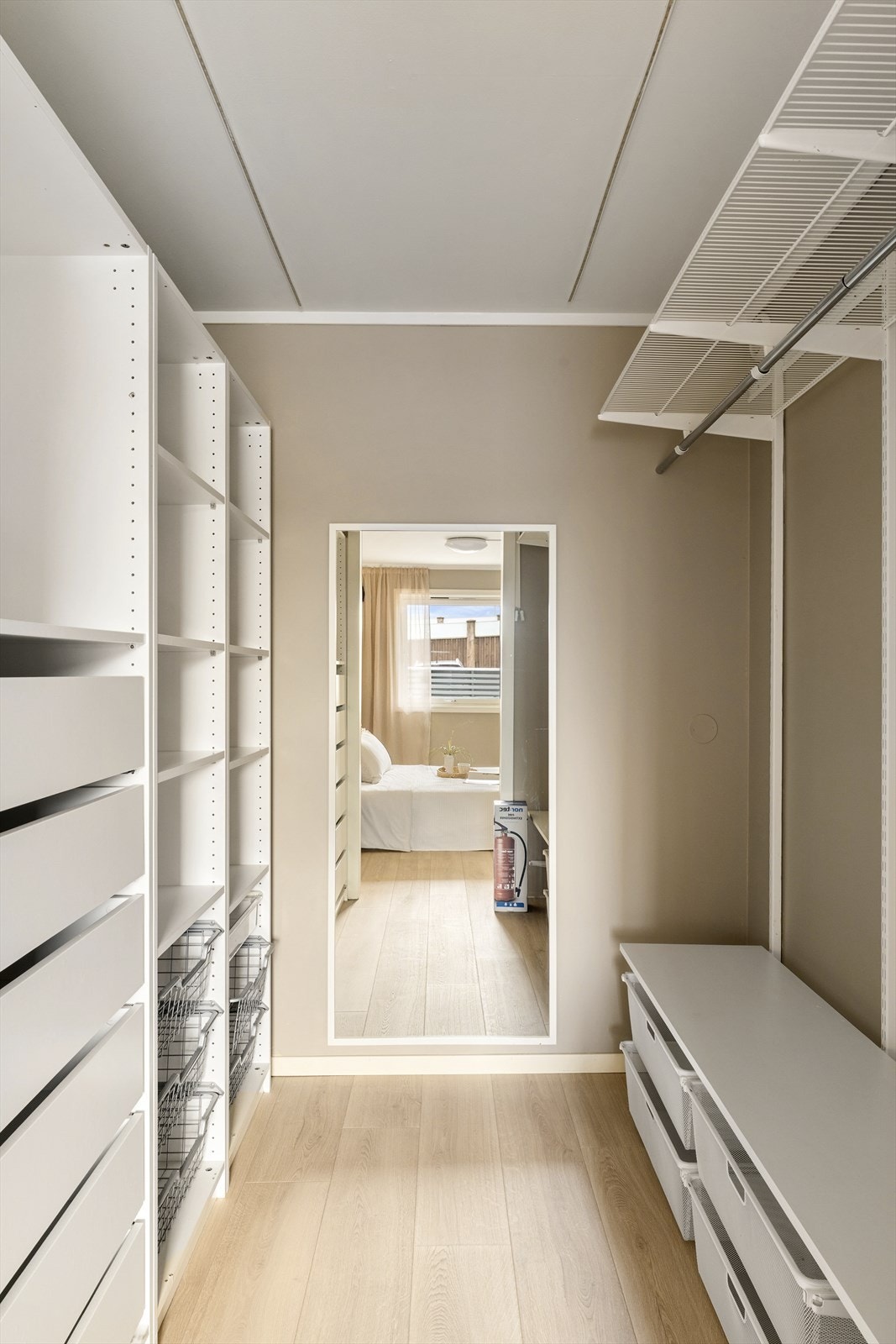 Det største kan også vise til eget walk-in-closet. Galleribilde