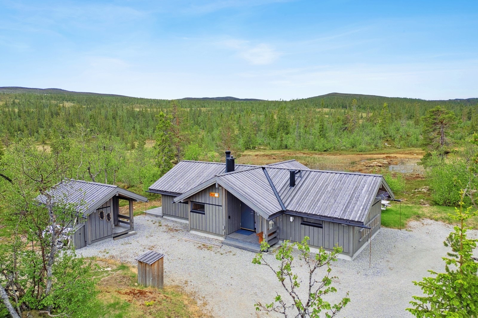Fristed på fjellet - et sted du kan finne ro og samtidig dyrke interesser som ski- og friluftsliv. Galleribilde