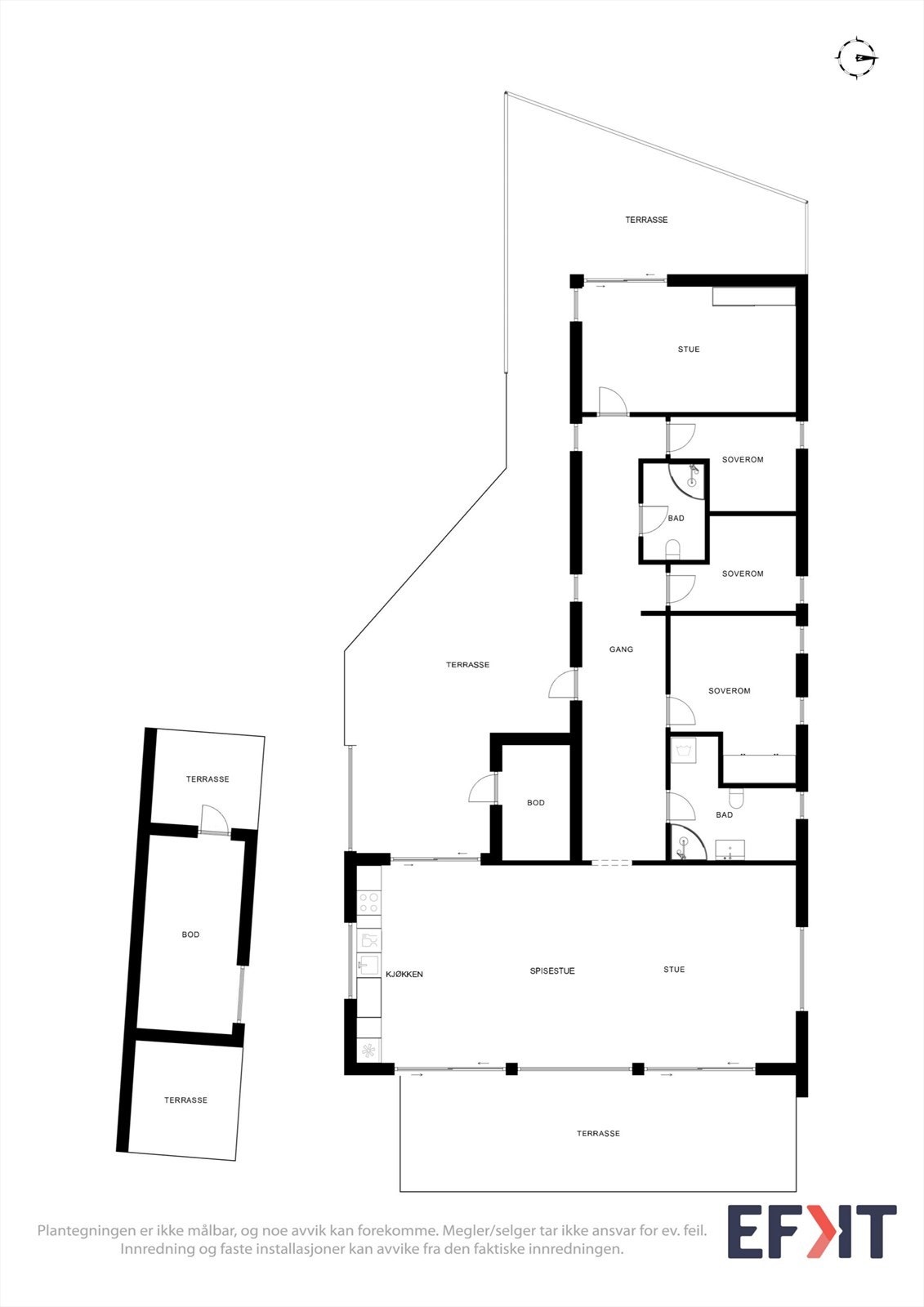 Plantegning Galleribilde