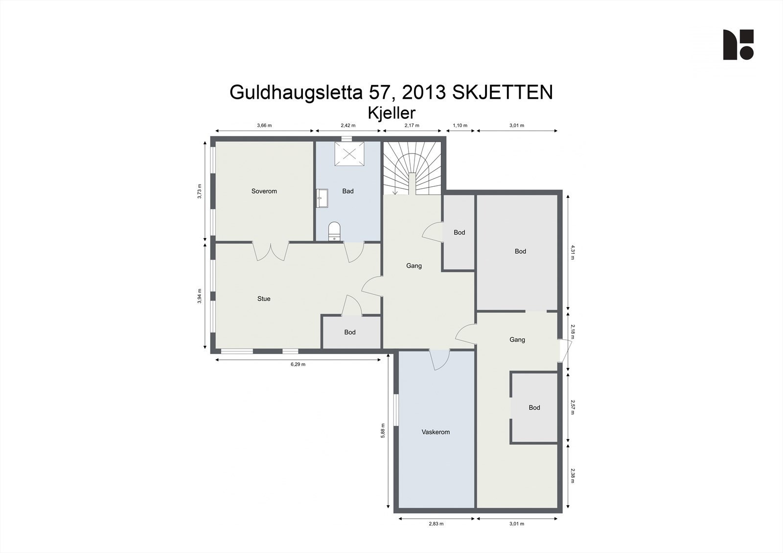 Plantegning - Kjeller Galleribilde