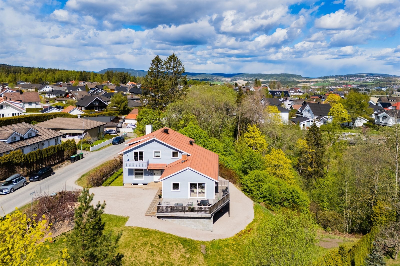 Dronebilde Galleribilde
