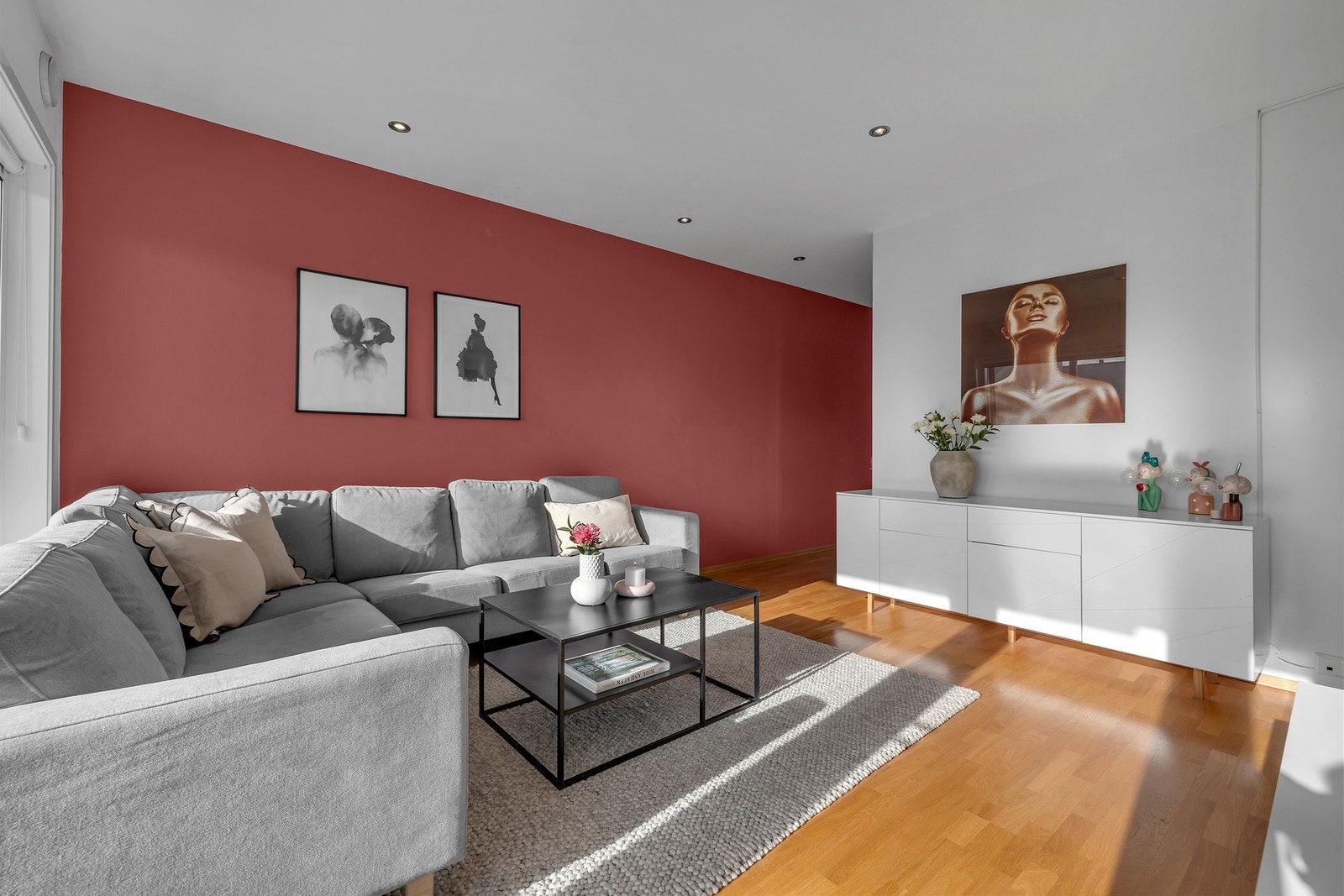 Romslig stue Galleribilde