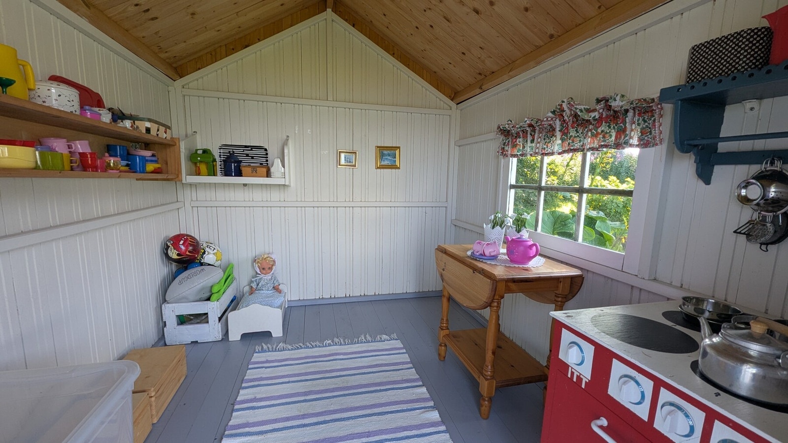 Privat bilde. Her kan de små leke og kose seg. Galleribilde
