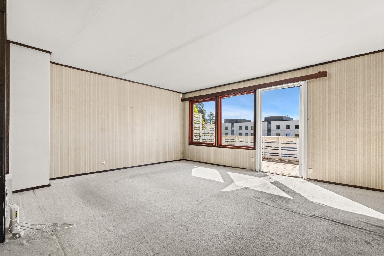 Stue med utgang til terrasse Galleribilde