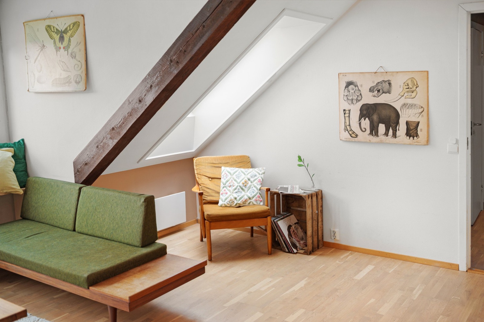 Det er for øvrig 3 stavs parkett på alle gulv med unntak av på baderommet. Galleribilde