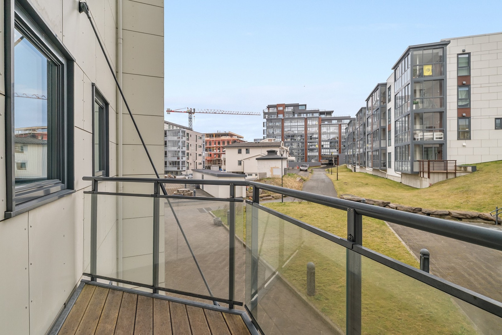 Balkong med utgang fra hovedsoverom Galleribilde
