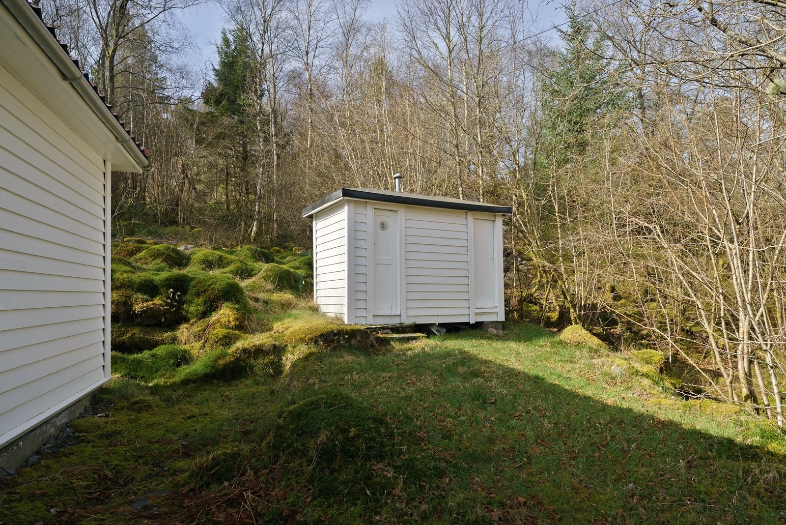 Utetoalett. Galleribilde