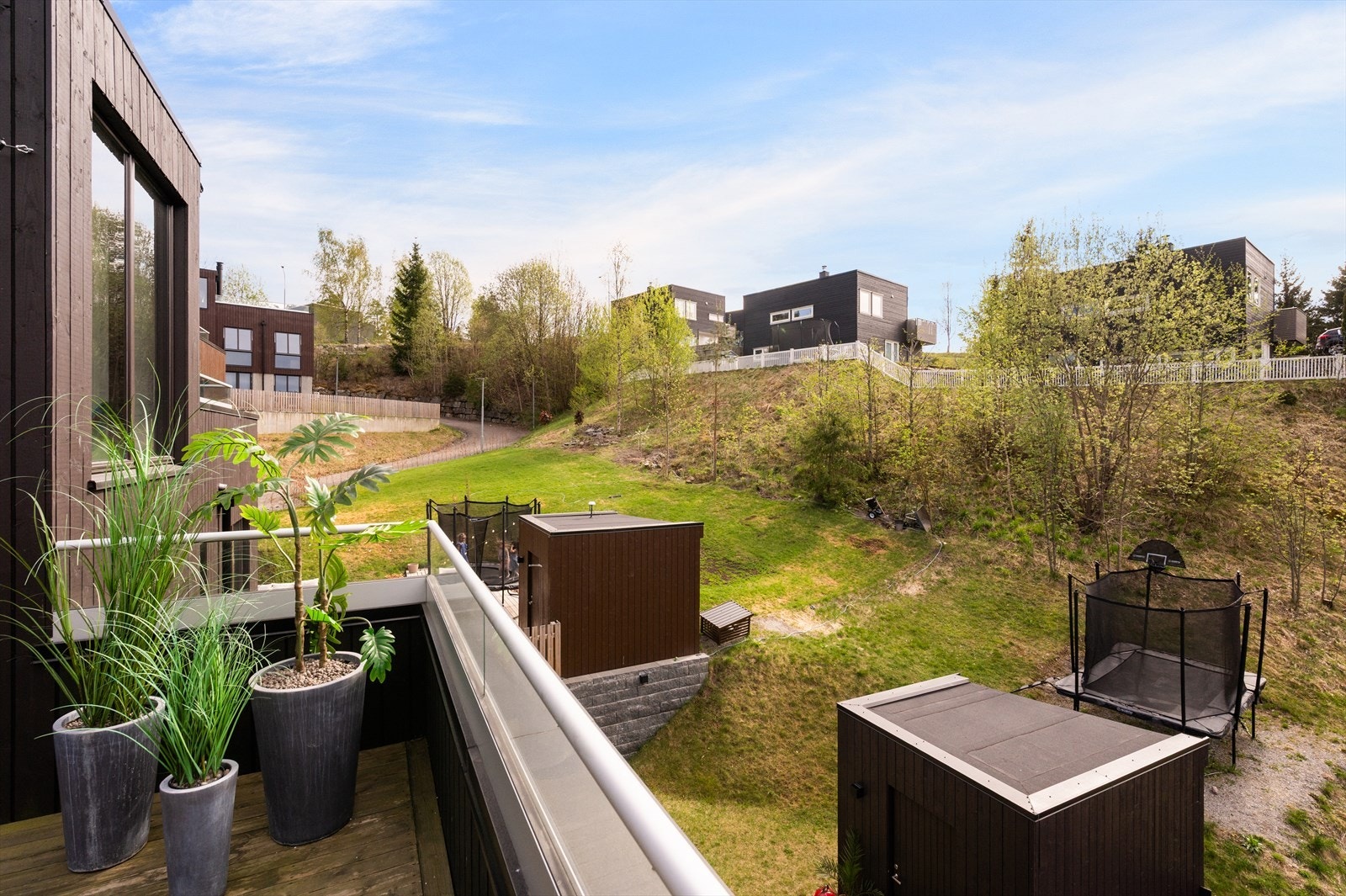 Hyggelig utsikt fra takterrassen! Galleribilde