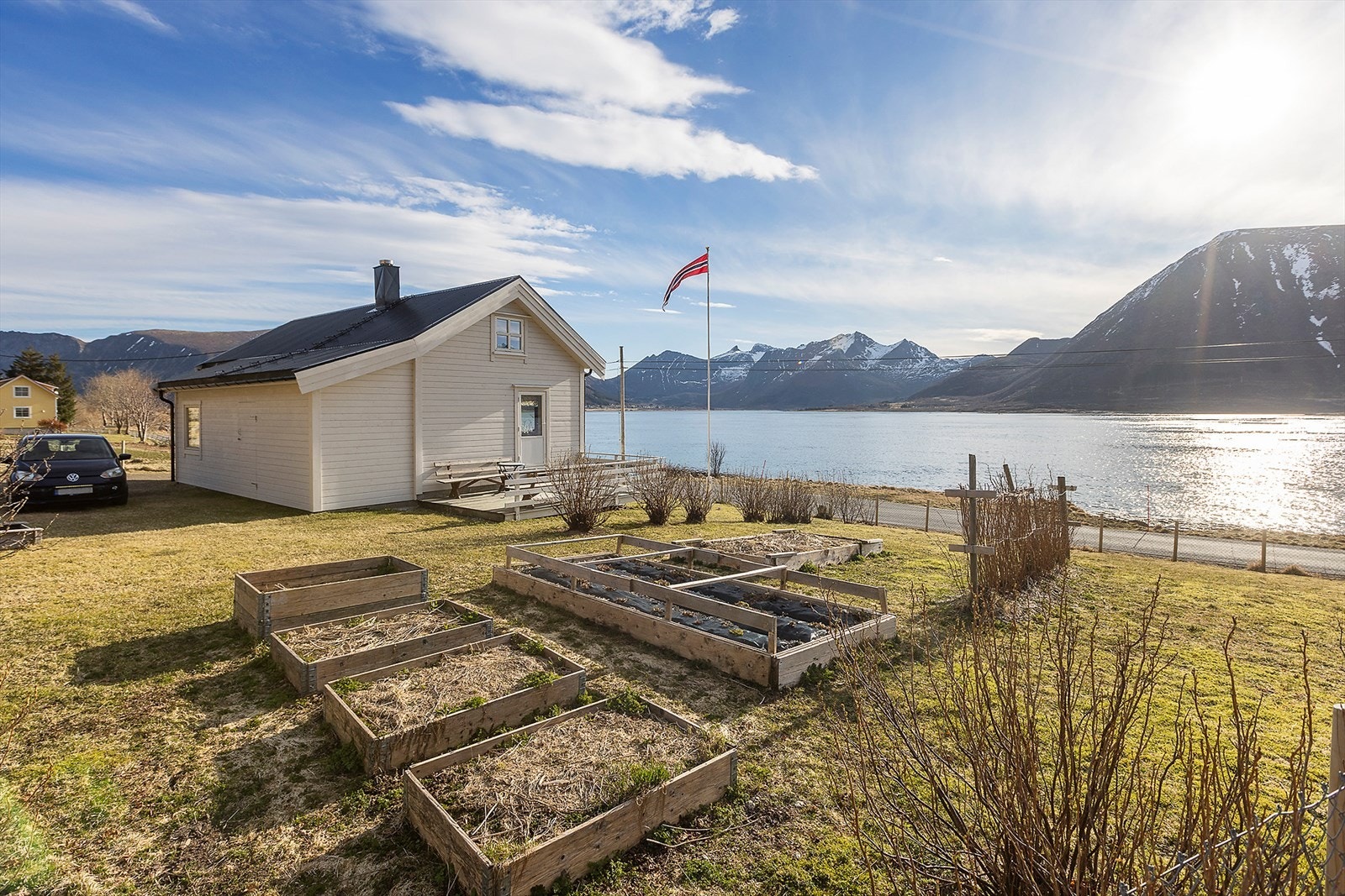 Pent opparbeidet uteområde Galleribilde