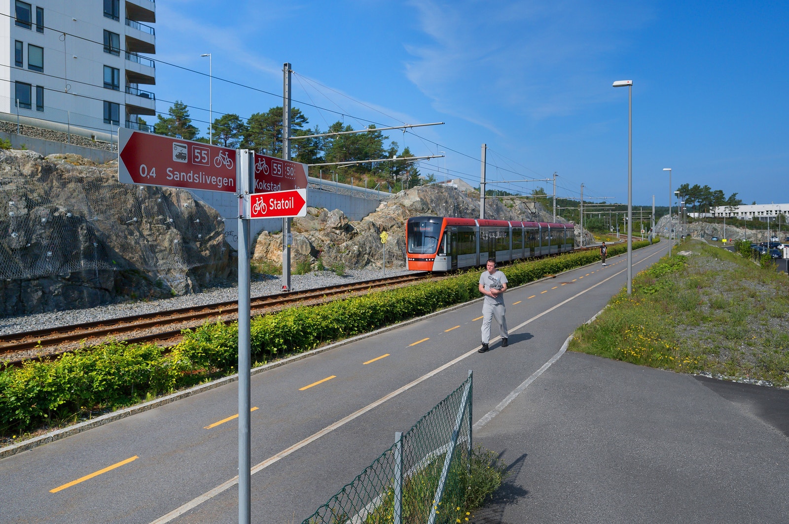 Kort vei til bybanen Galleribilde
