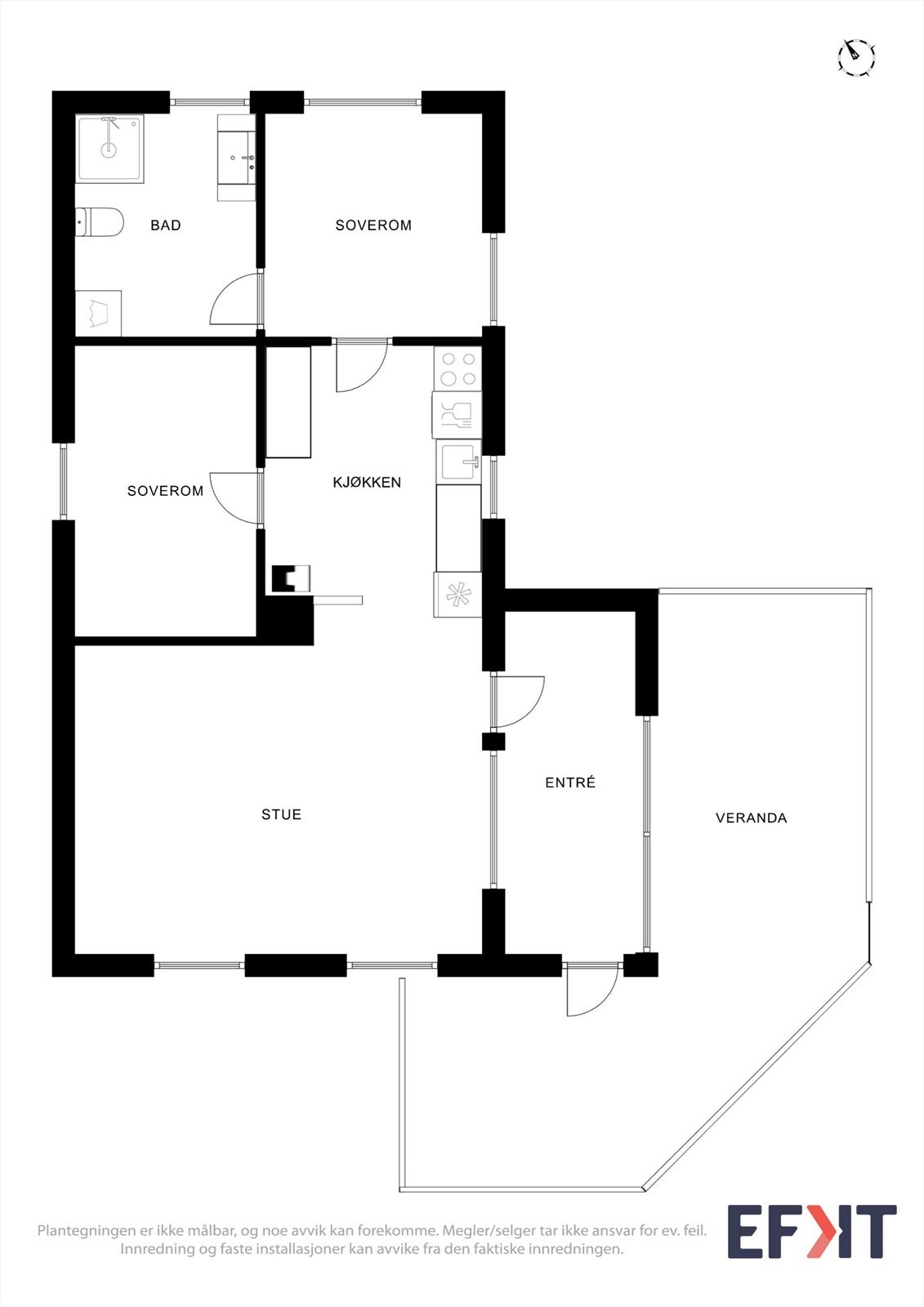 Plantegning Galleribilde