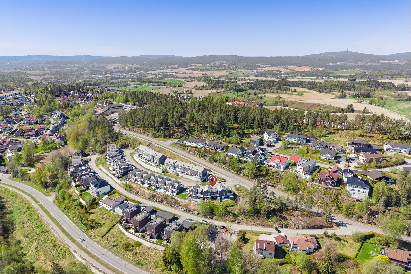 Dronebilde Galleribilde