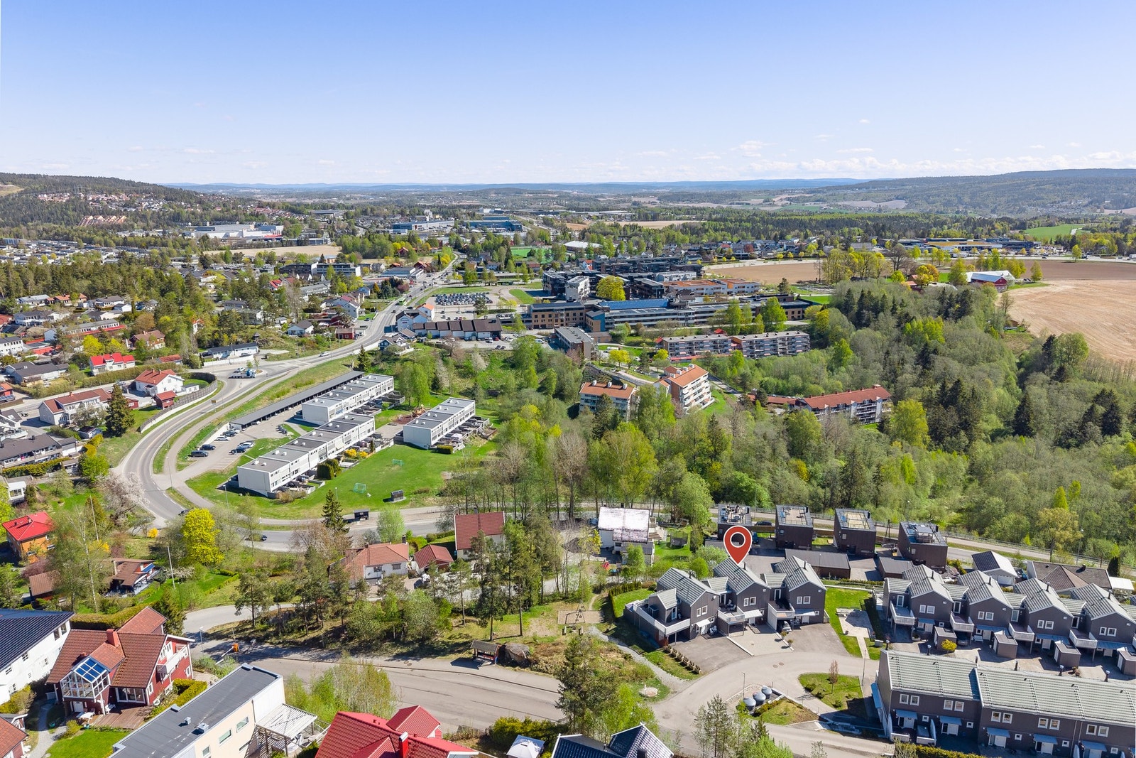 Dronebilde Galleribilde