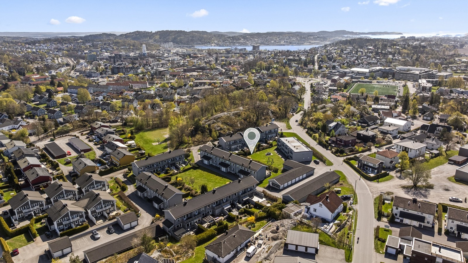 Velkommen til Frydenlund - Her bor du med kort vei til sentrum, dagligvare samt til fritidsaktiviteter i Bugårdsparken og Gamle stadion. Galleribilde