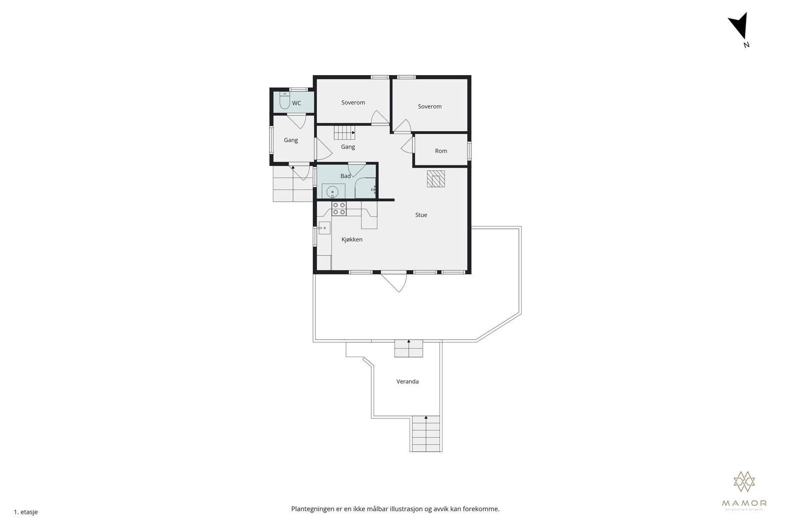 Plantegning Galleribilde