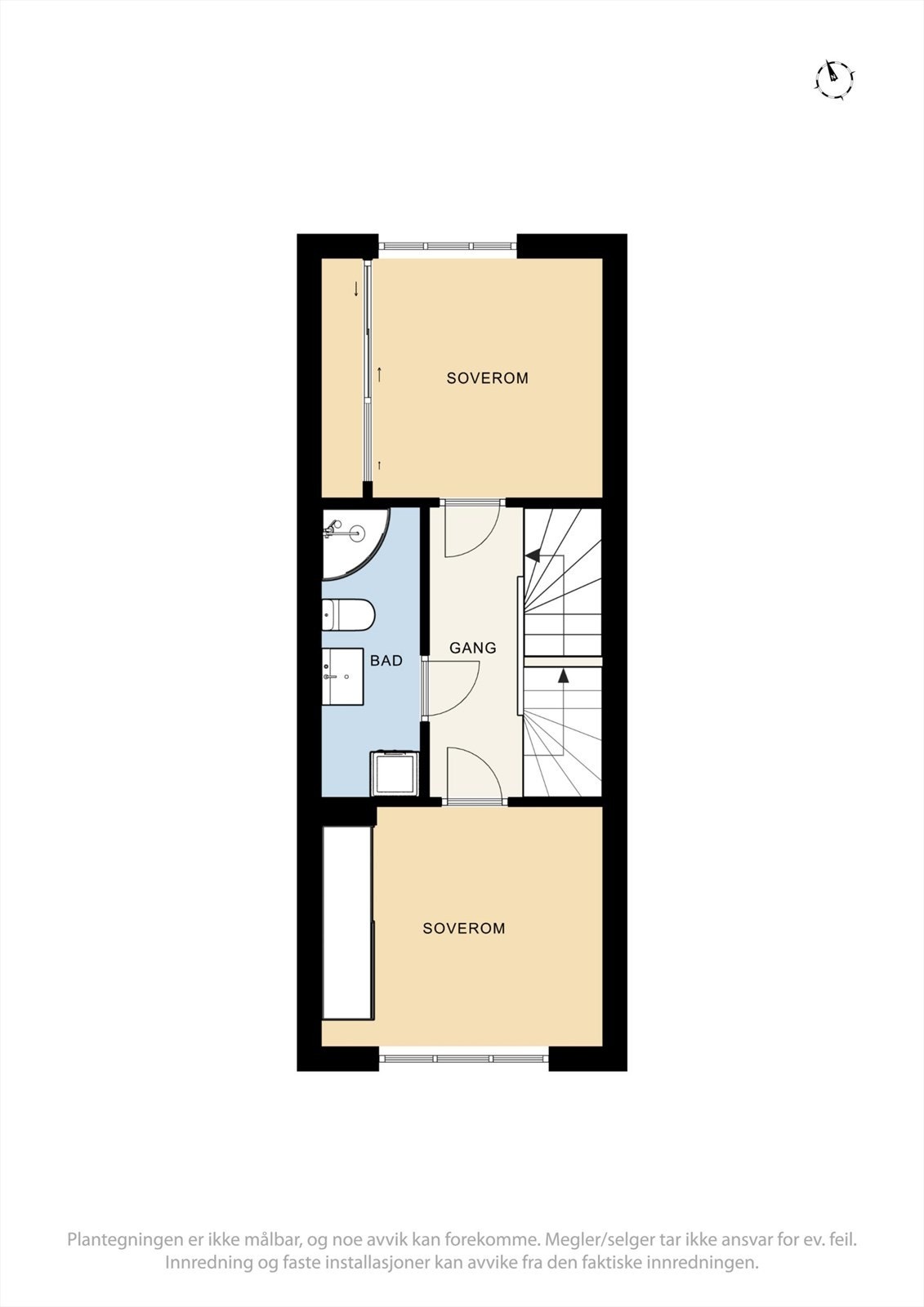Plantegning 3. etg. (hoveddel) Galleribilde