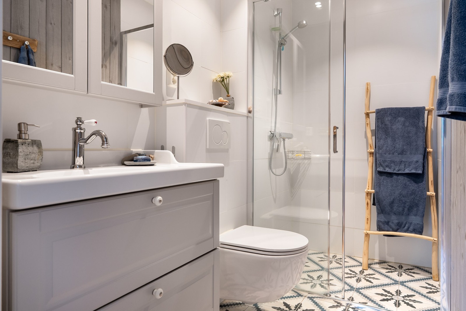 Badet i tilknytning til hovedsoverommet (2020). Galleribilde
