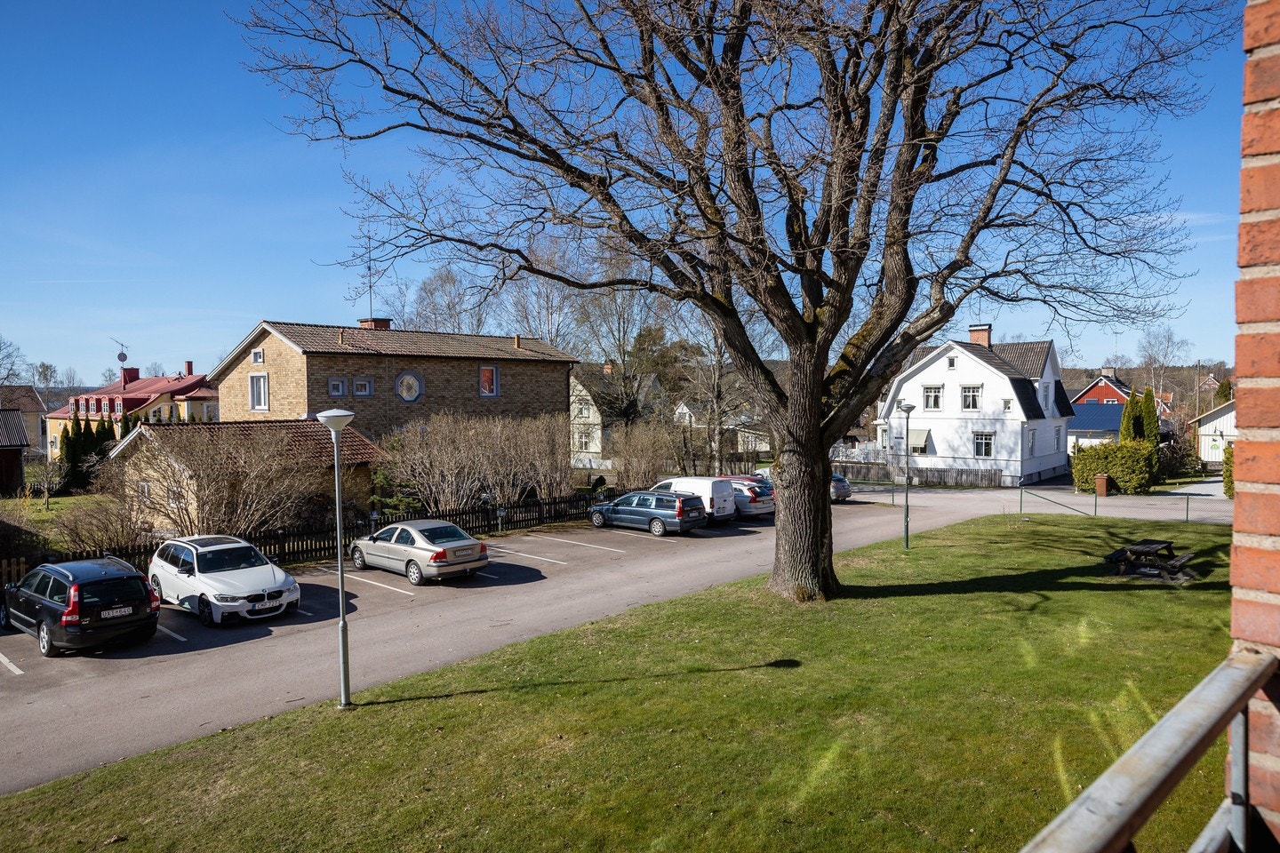 Utsikt från balkongen Galleribilde