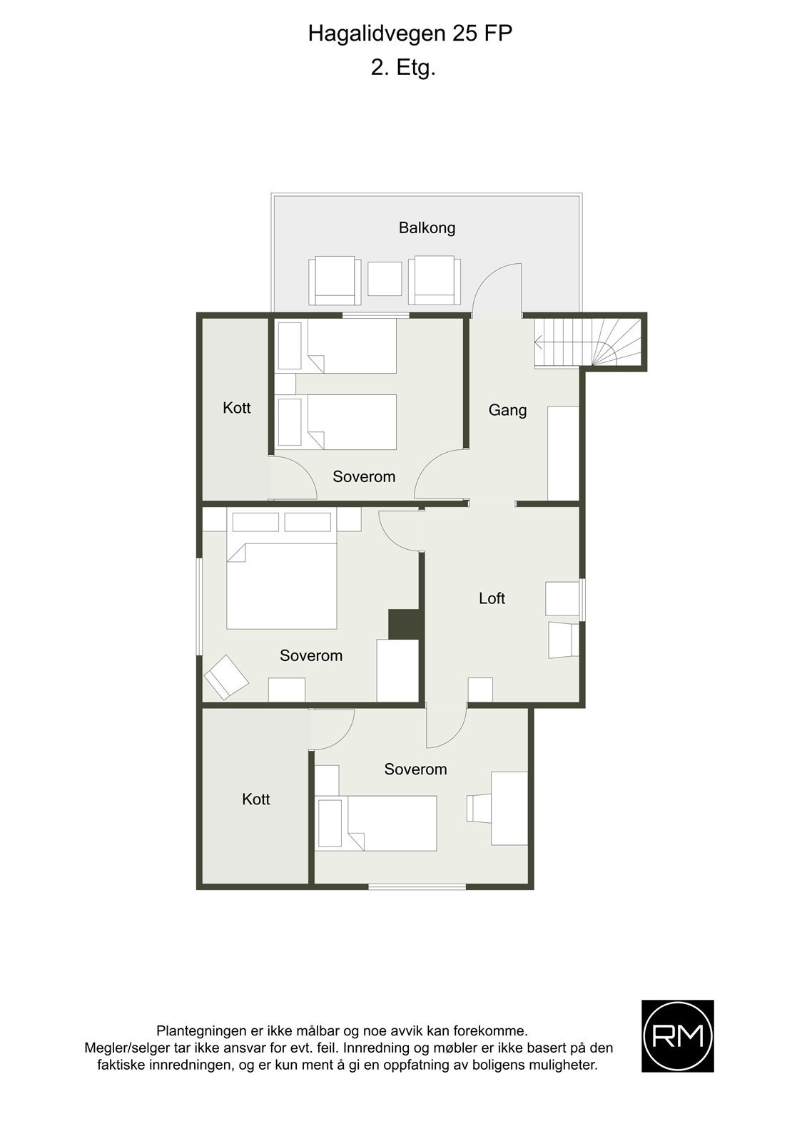 Plantegning 2. etasje Galleribilde