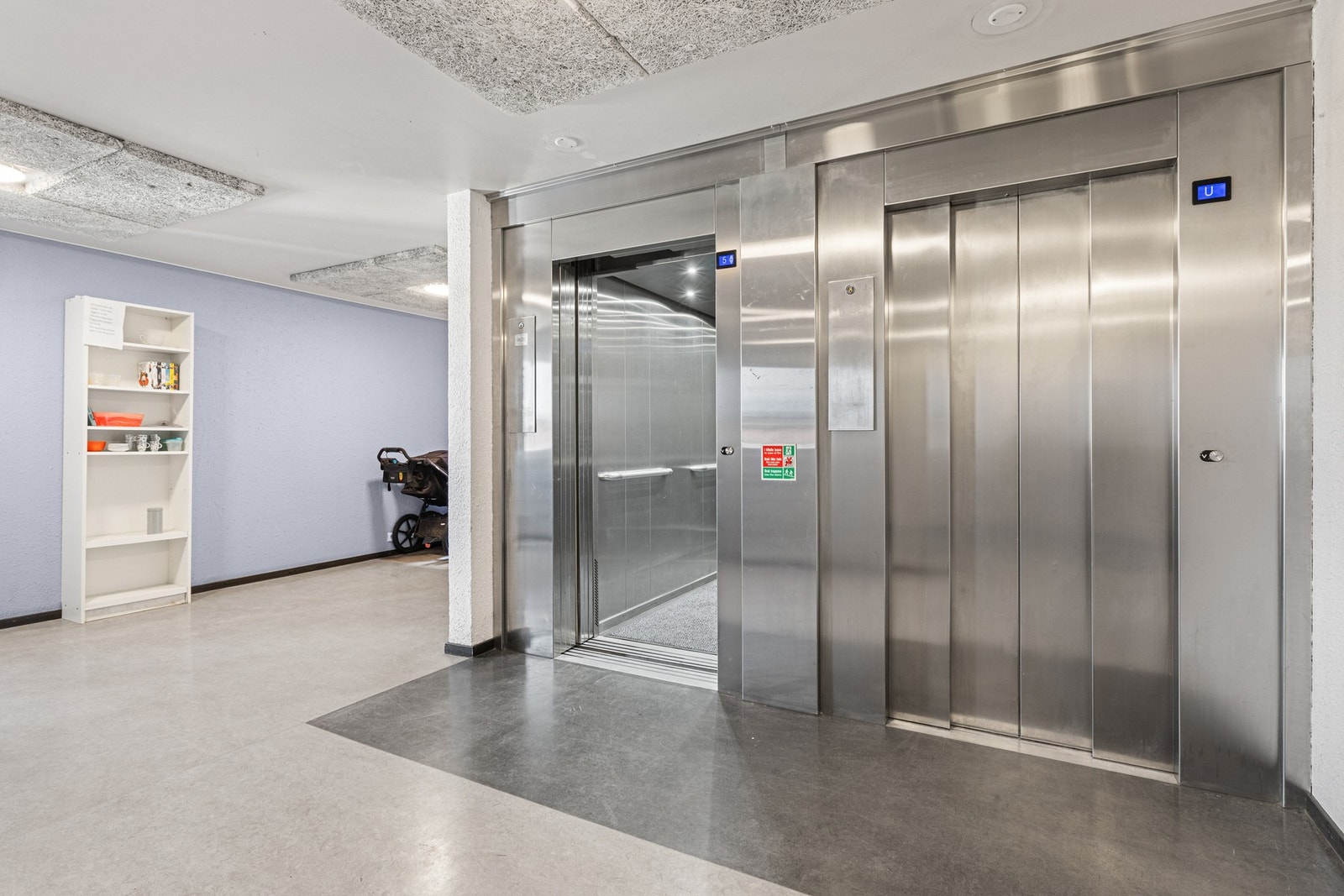 Trappefri adkomst til leilighetsplan via heis Galleribilde