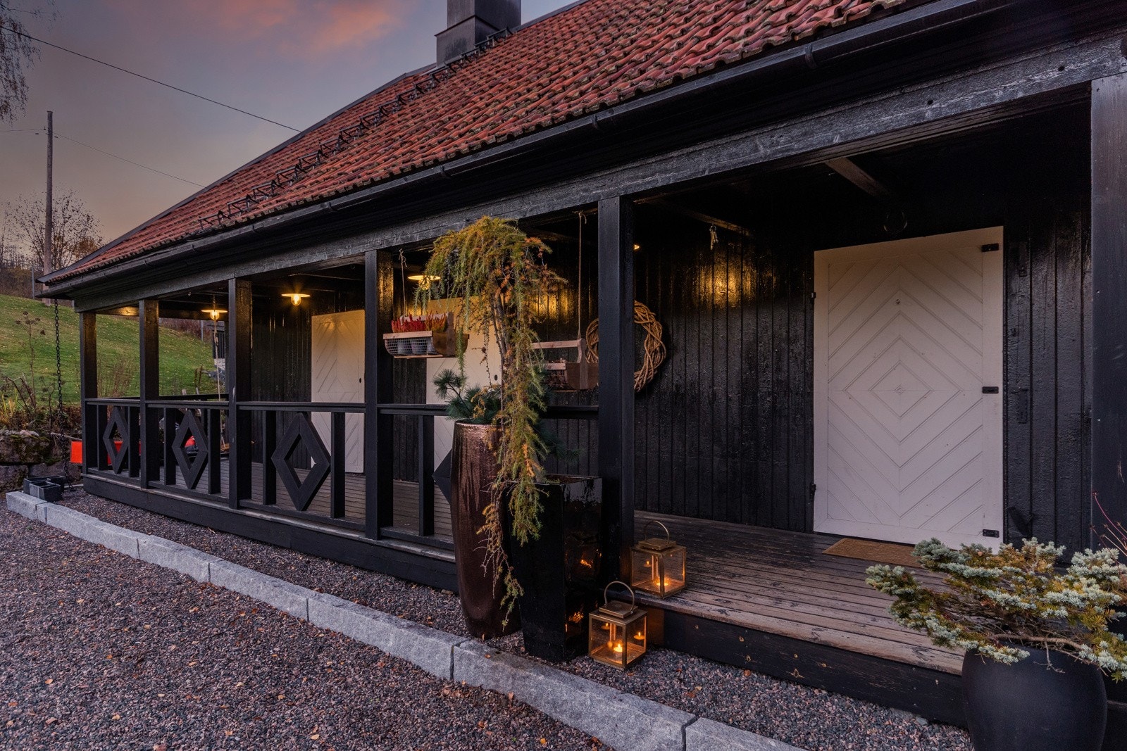 Den gamle sjåførboligen er godt bevart og modernisert i 2008. Galleribilde