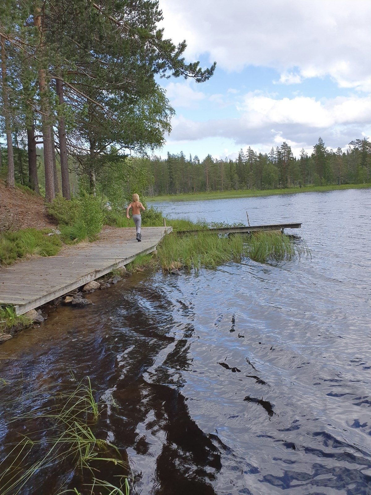 Nærområdet byr på rikelig med natur og mange spennende områder å utforske for både store og små. (foto: privat) Galleribilde