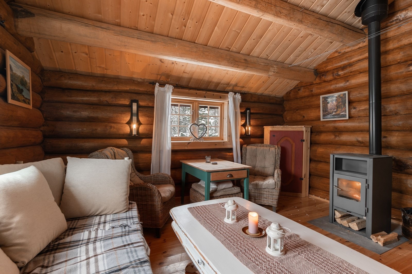 Peisovnen gir effektiv oppvarming og bidrar til hygge. Galleribilde