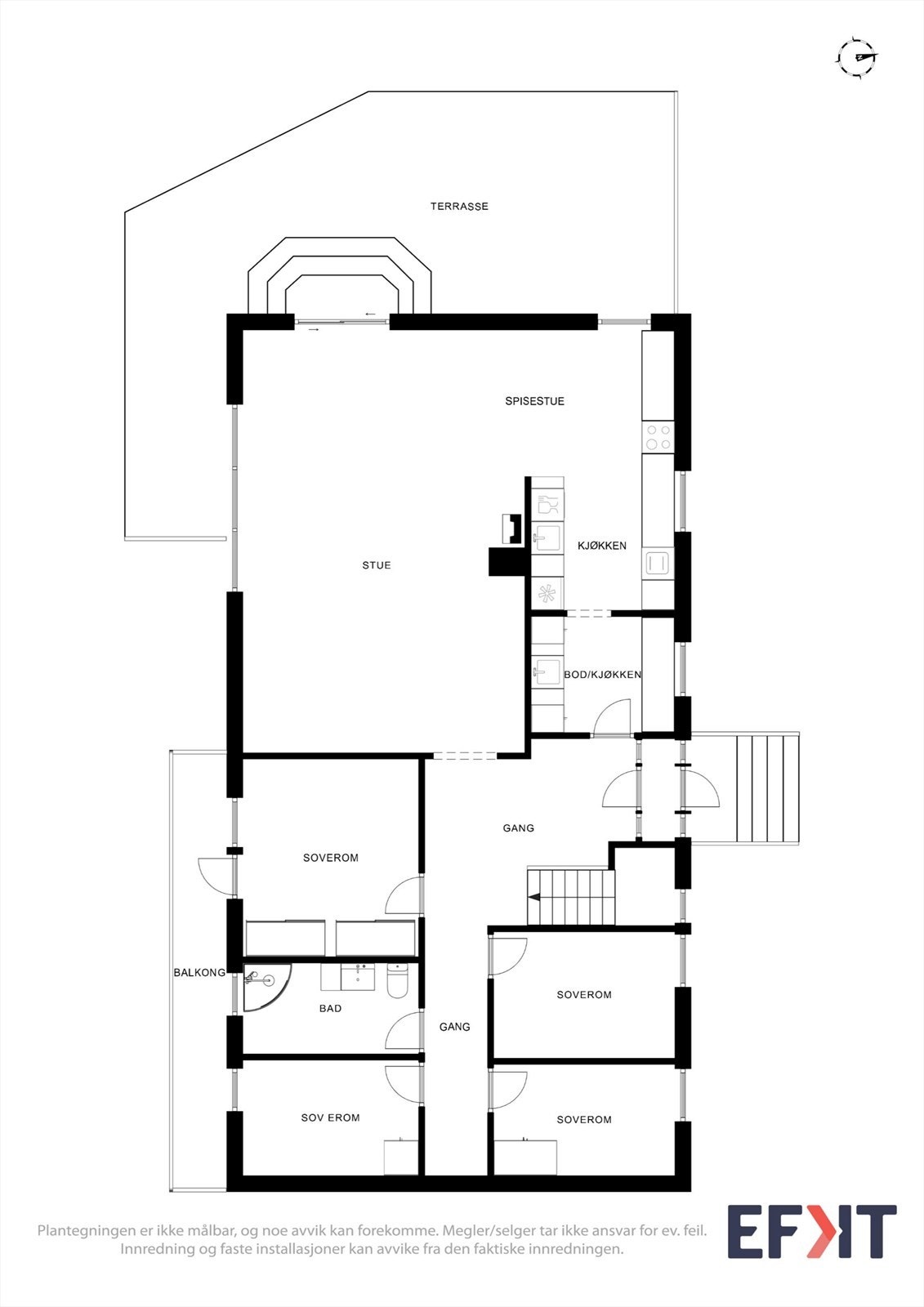 Plantegning hovedplan Galleribilde