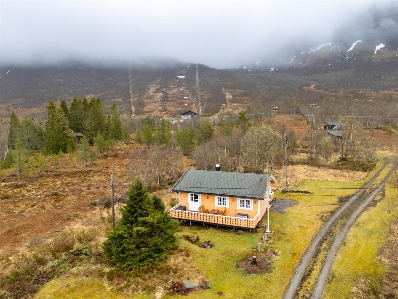 Dronebilde Galleribilde