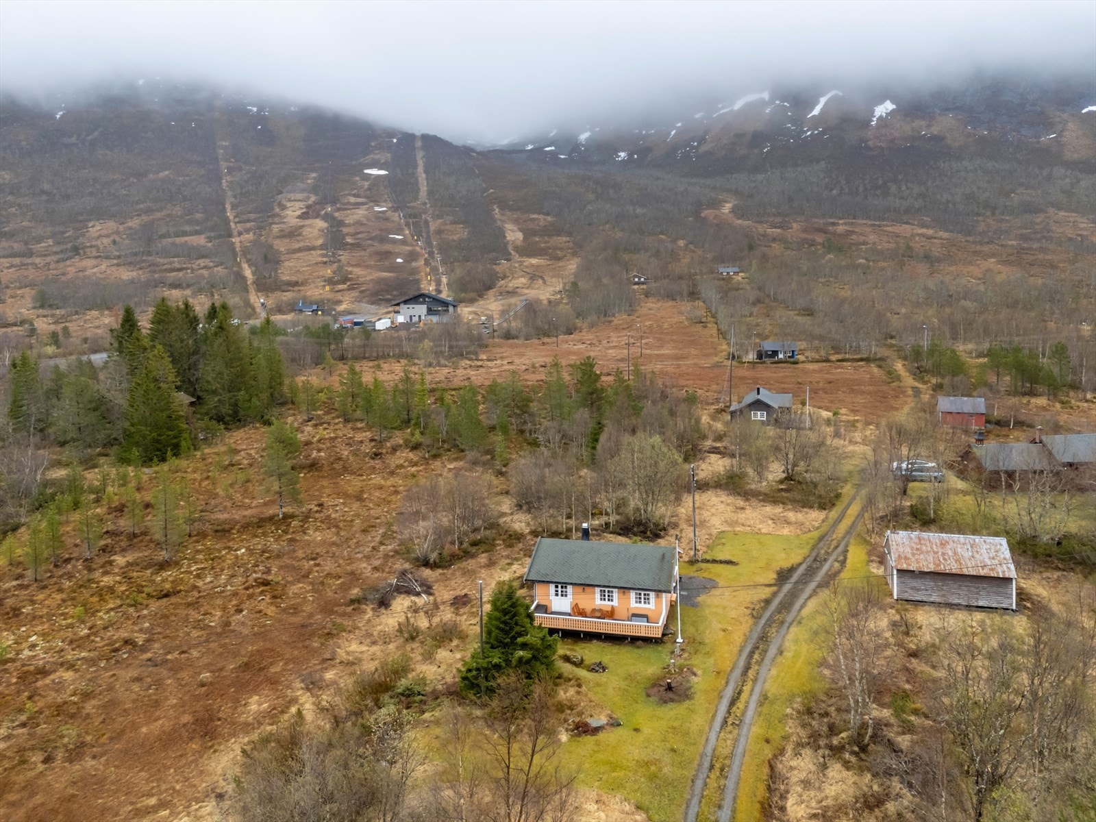 Dronebilde Galleribilde