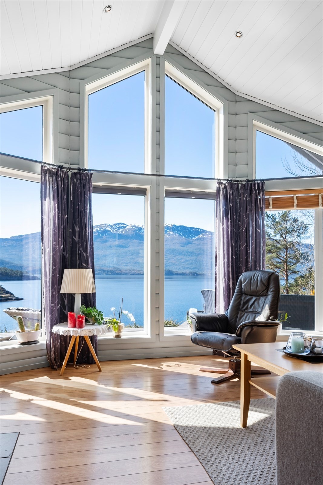 Flott utsikt fra stue Galleribilde