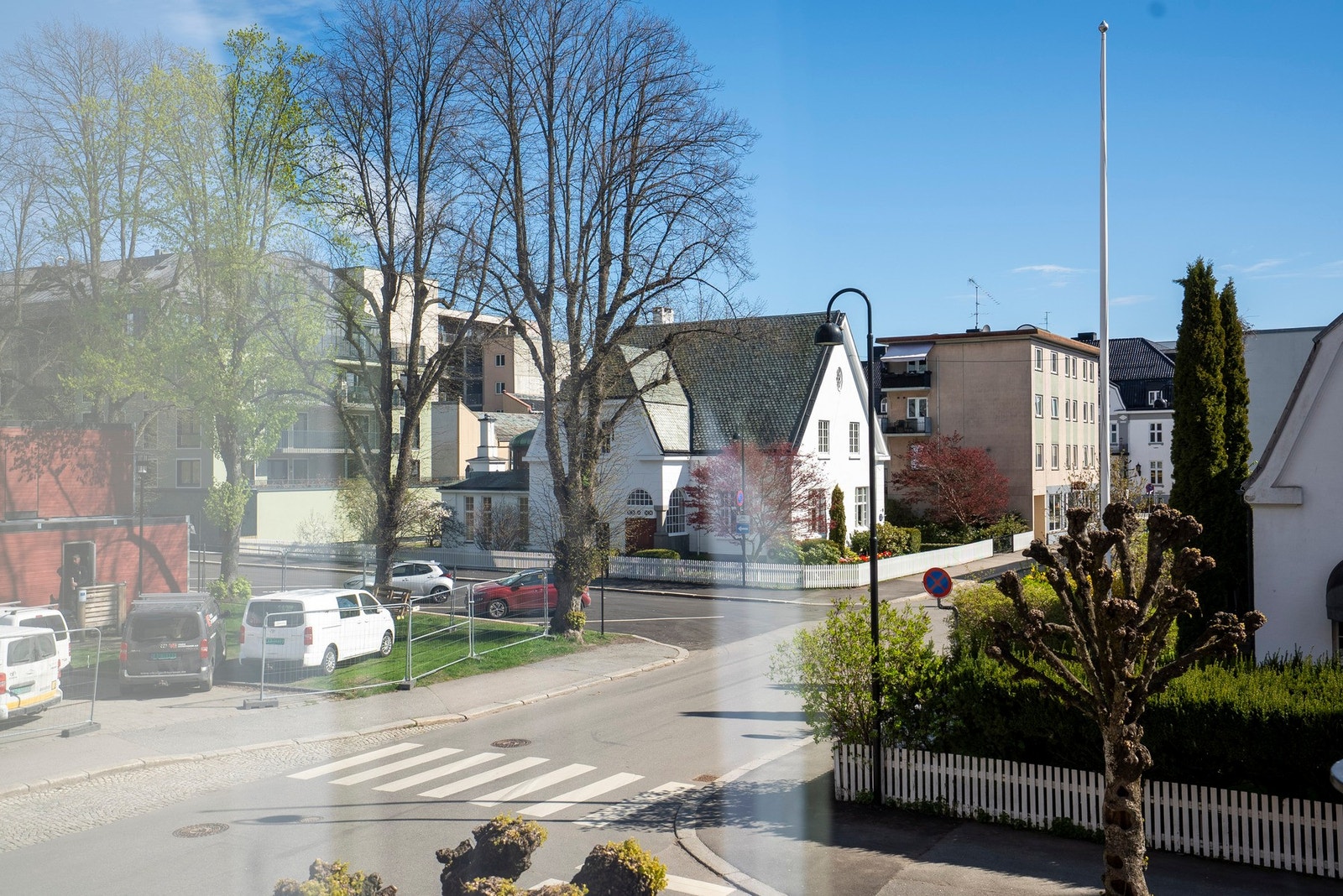 Fredelig utsyn fra leiligheten, samtidig som du bor sentralt med kort vei til det meste Galleribilde