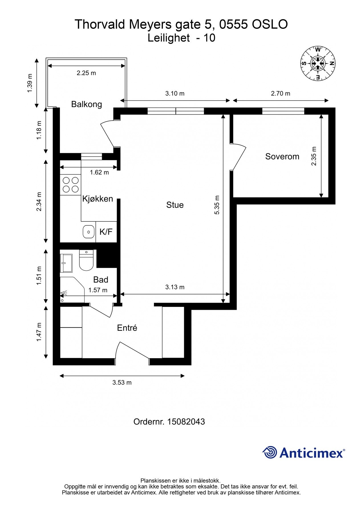 Planskisse. Galleribilde