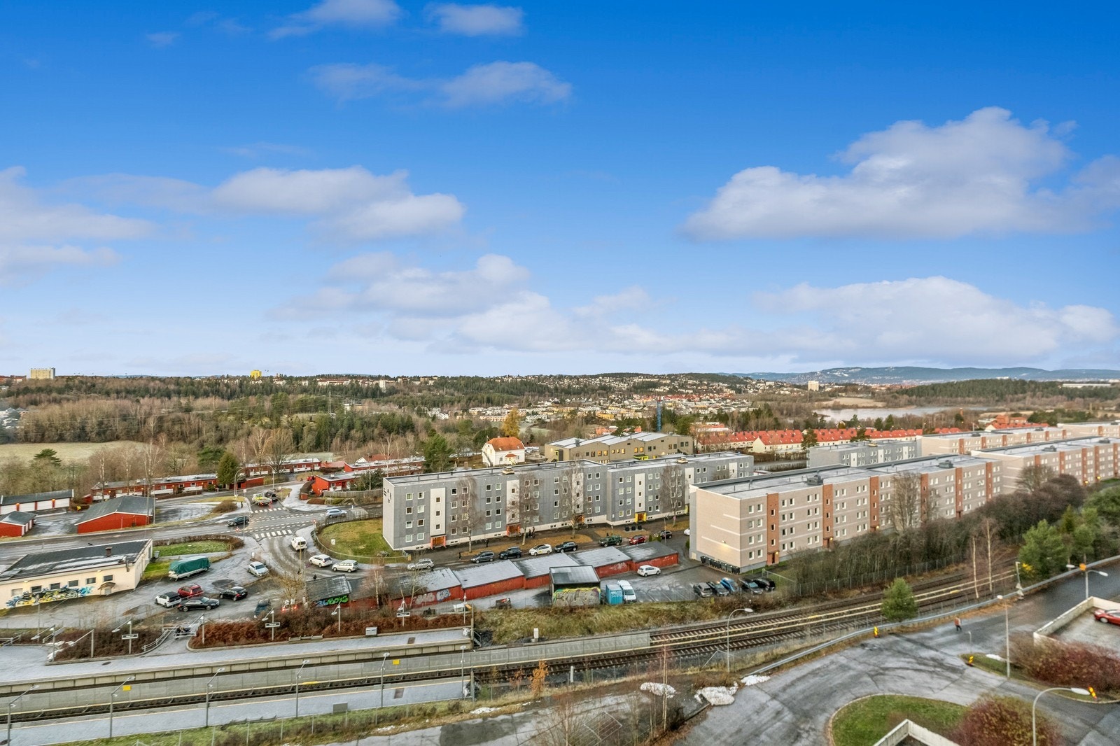 Utsikt fra stue/balkong. Galleribilde