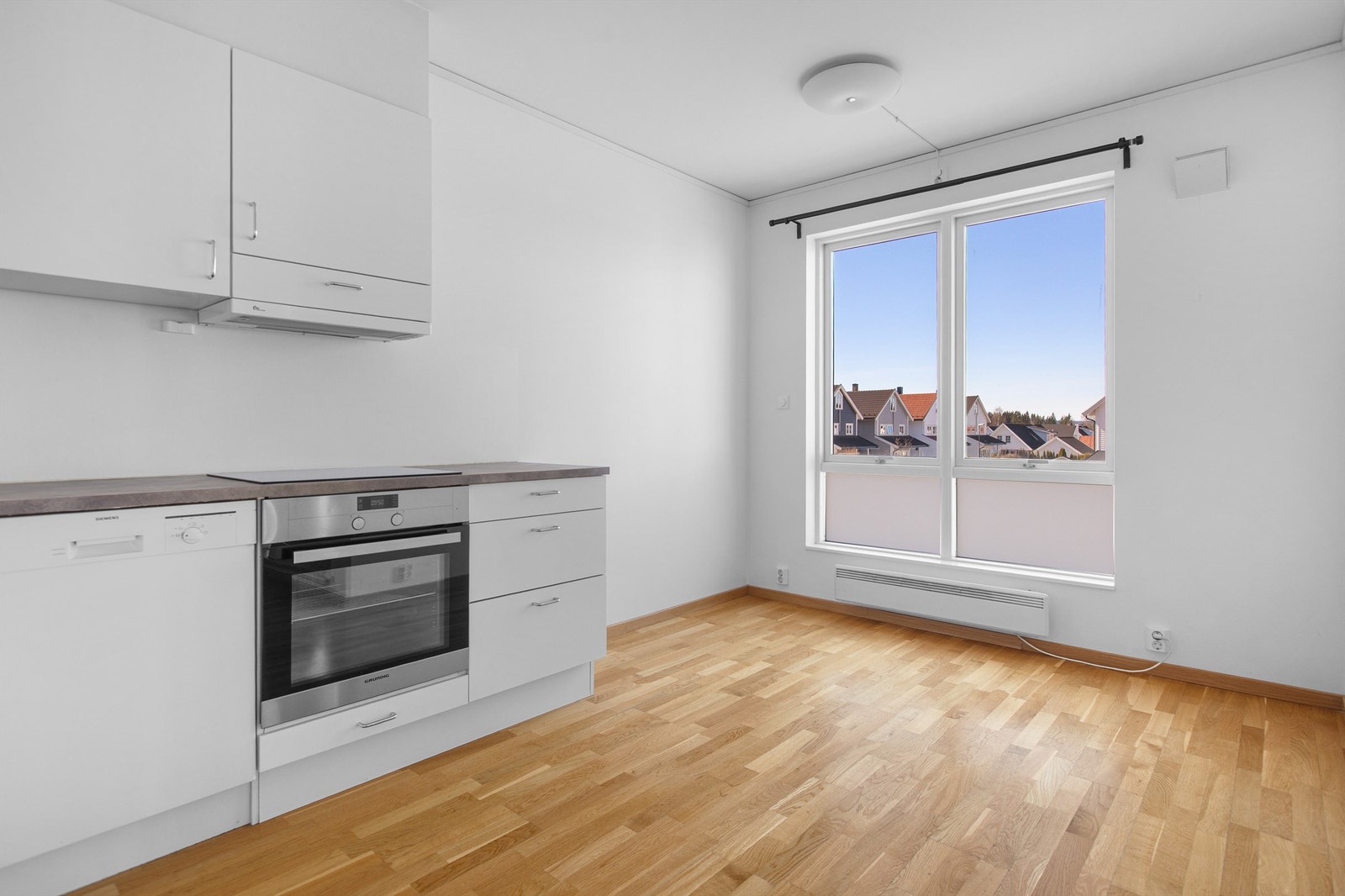Kjøkkenet er utstyrt med komfyrvakt for ekstra sikkerhet. Galleribilde