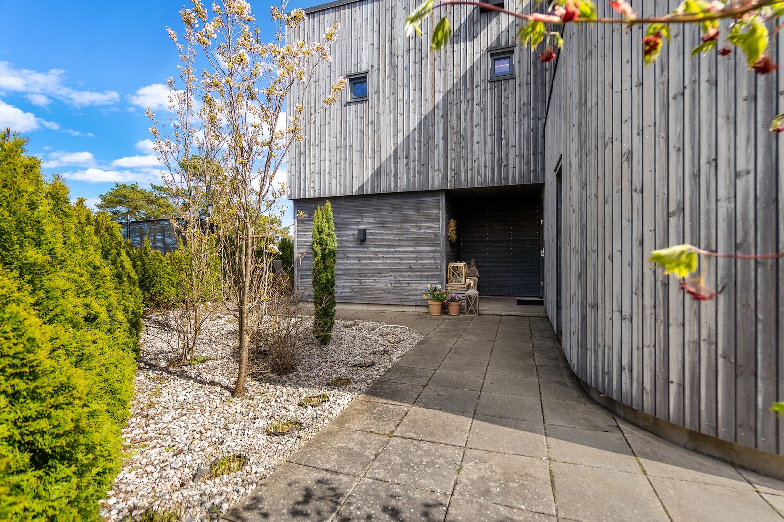 Flott inngangsparti Galleribilde