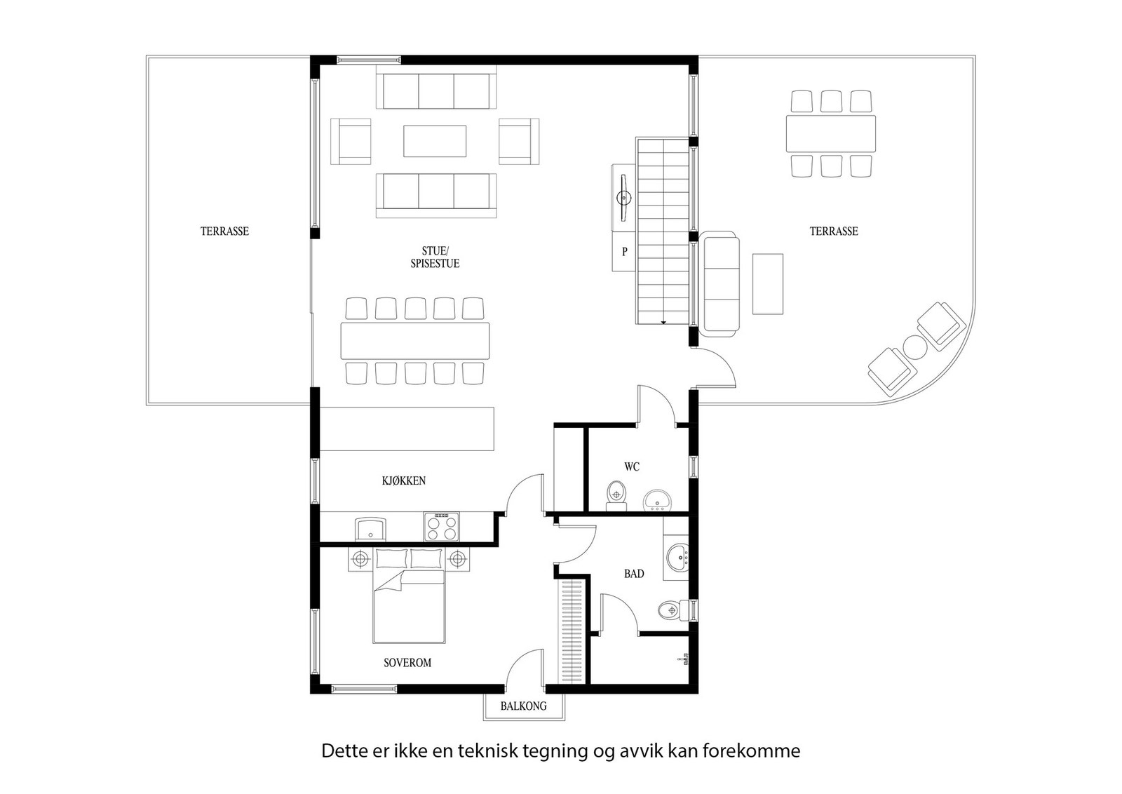 Plantegning 2. etg Galleribilde