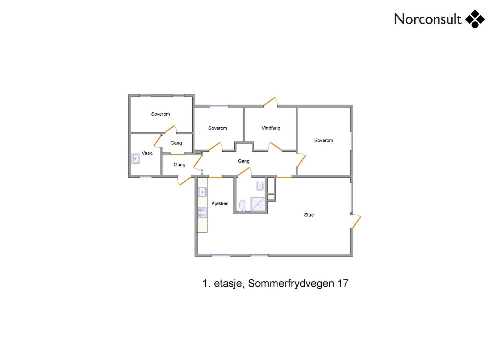 Planskisse Galleribilde