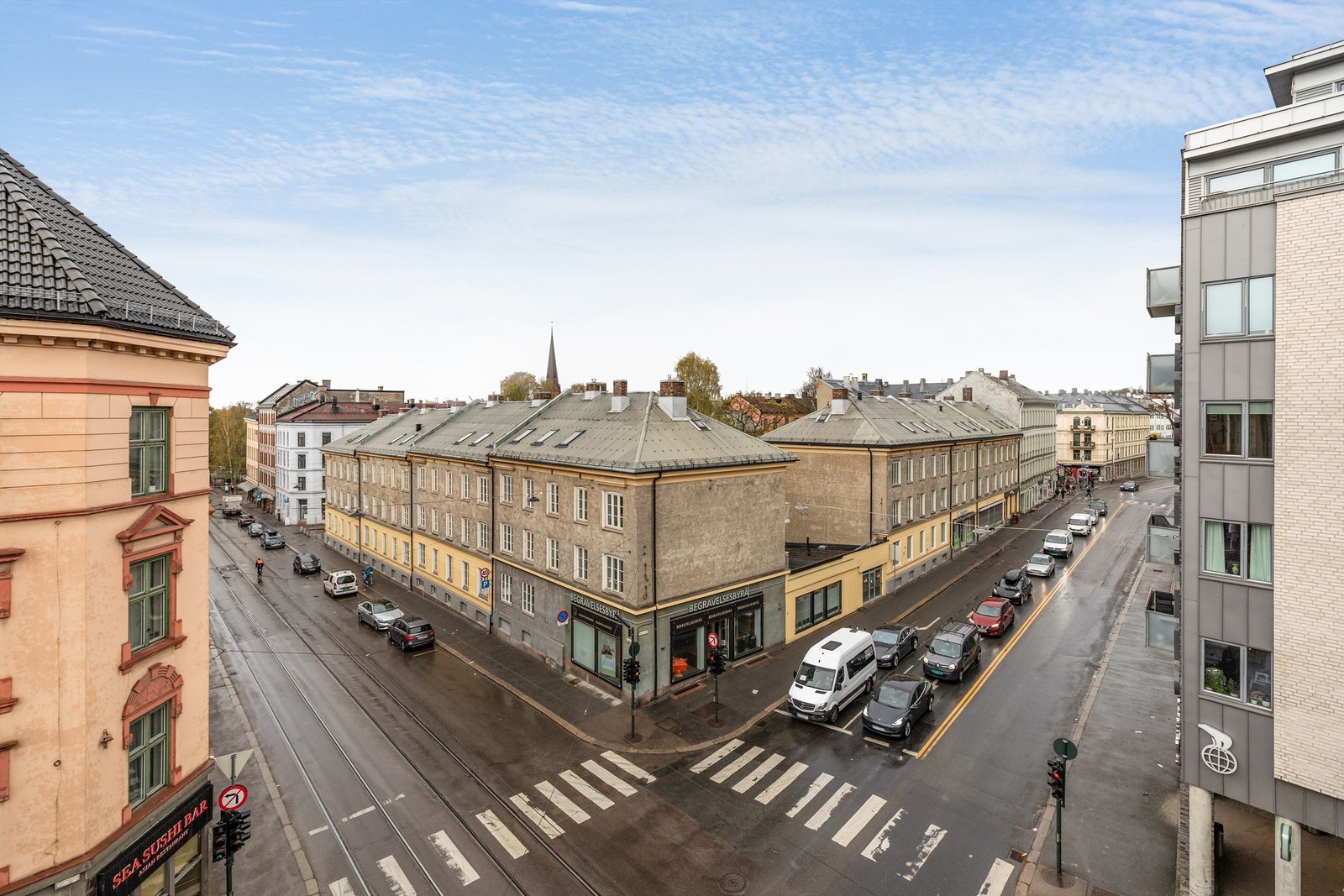Utsikt fra stuevinduet. Galleribilde