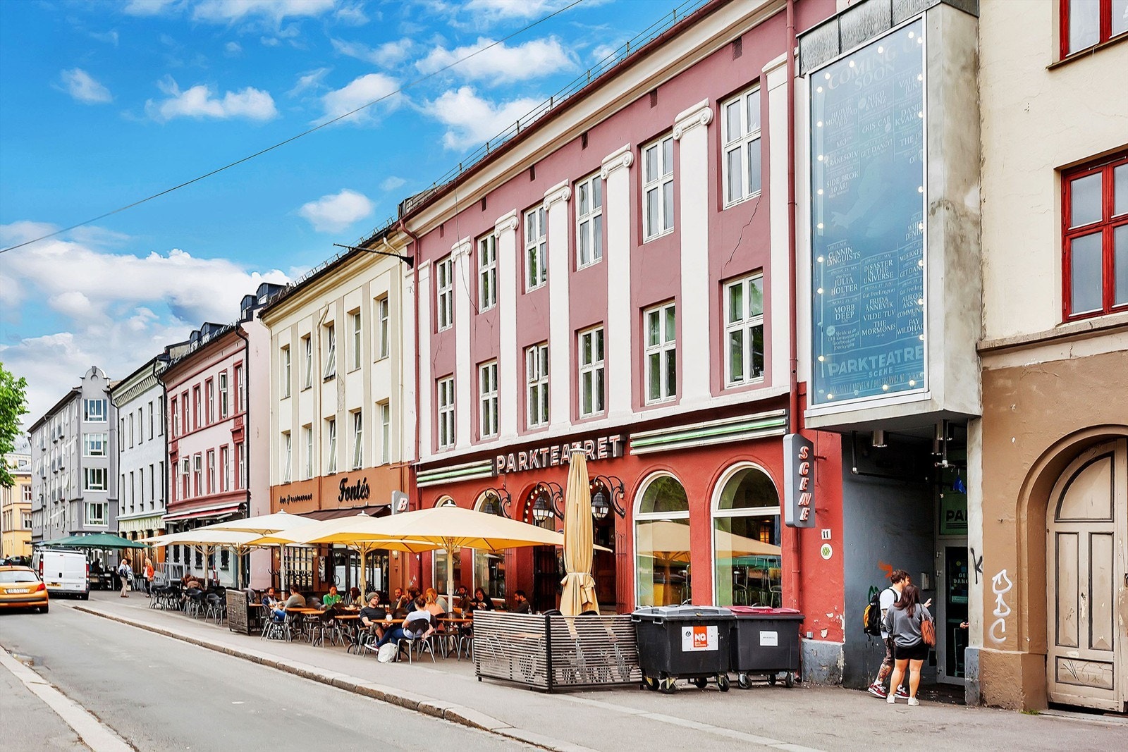 På løkka finnes alt av hyggelige kafeer, restauranter og en rekke spennende detaljforretninger. Med bl.a. Parkteatret og Villa Paradiso. Galleribilde