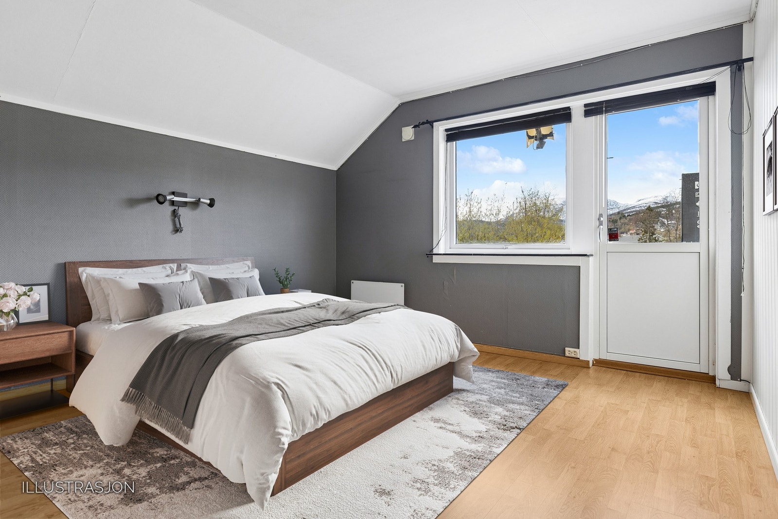 Soverom nr. 1 på loft. Galleribilde