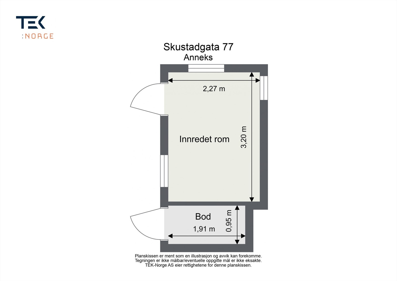Plantegning - Anneks Galleribilde