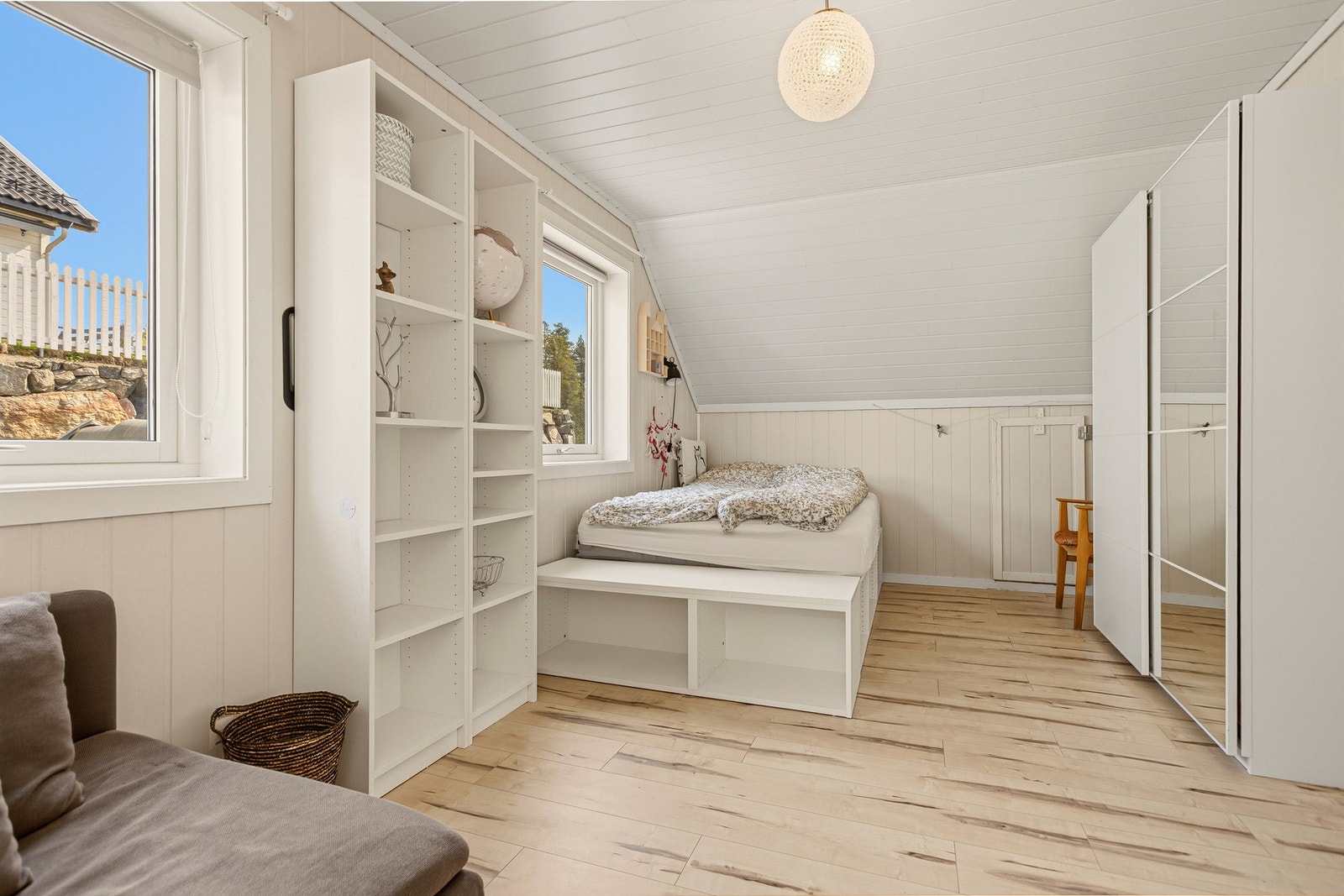 Soverom 2 passer godt som hovedsoverom. Galleribilde
