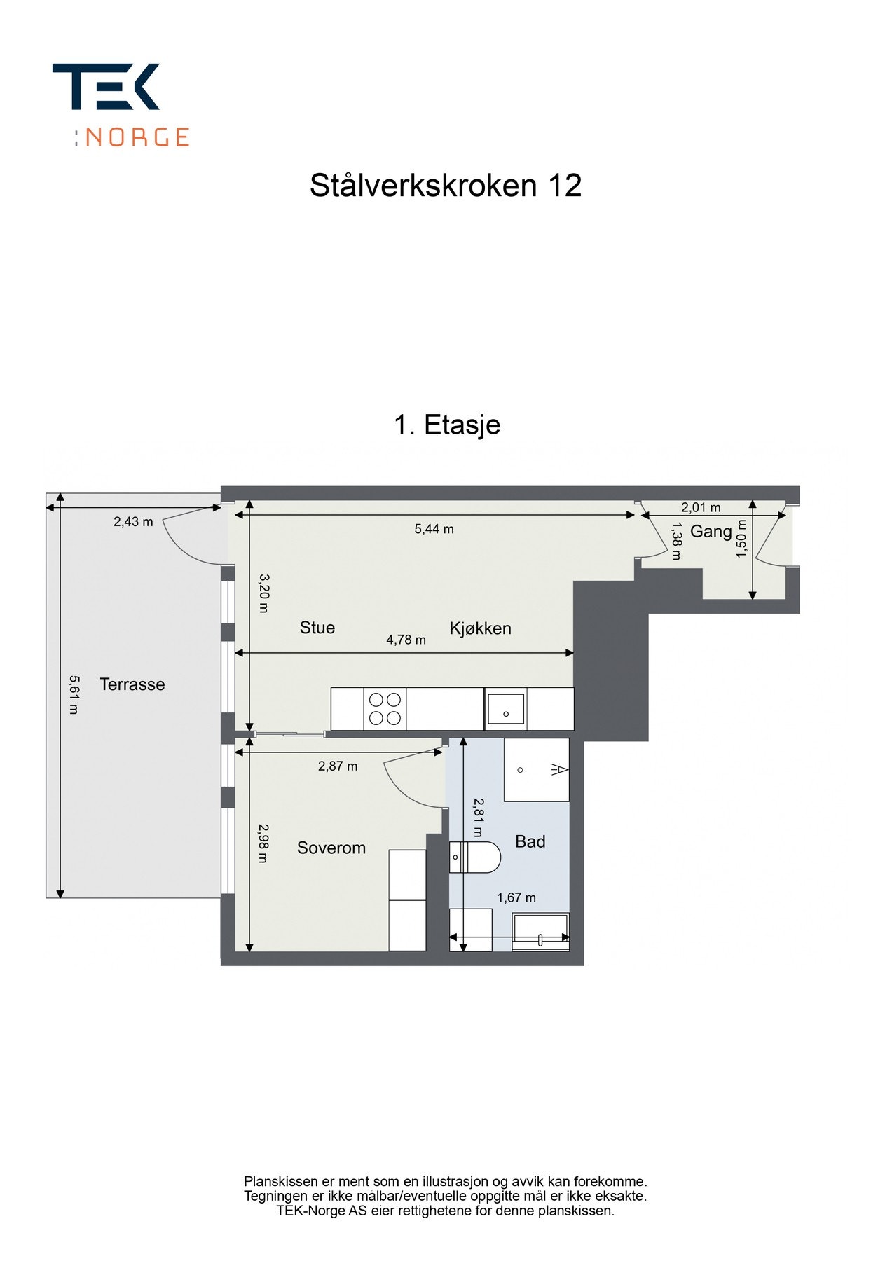 Plantegning Galleribilde