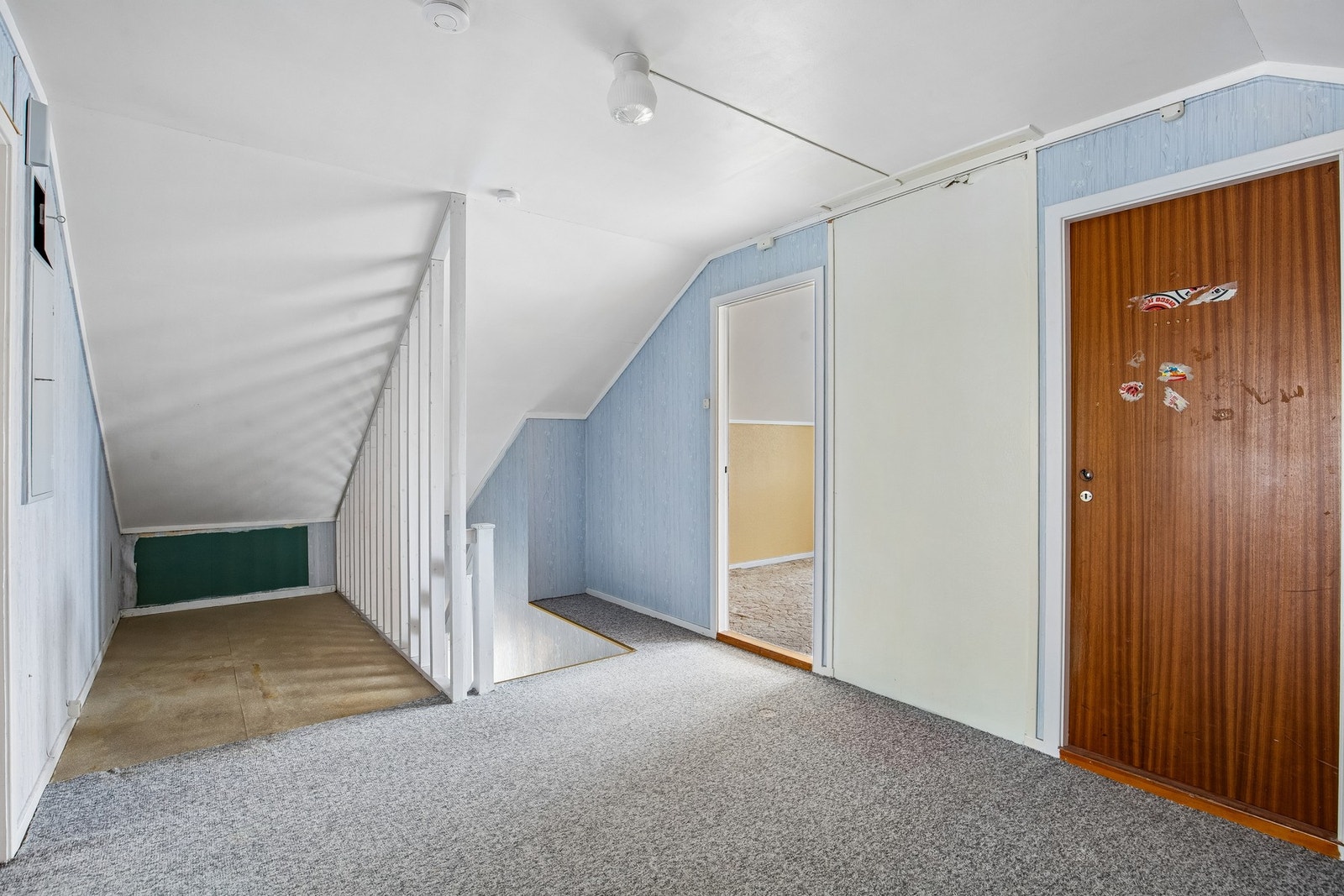 Gang/trapperom. Rommet er endret i ettertid og avviker fra byggegodkjente tegninger. Galleribilde